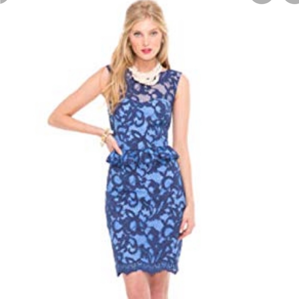 Lilly Pulitzer Blue Lace Dress -  2